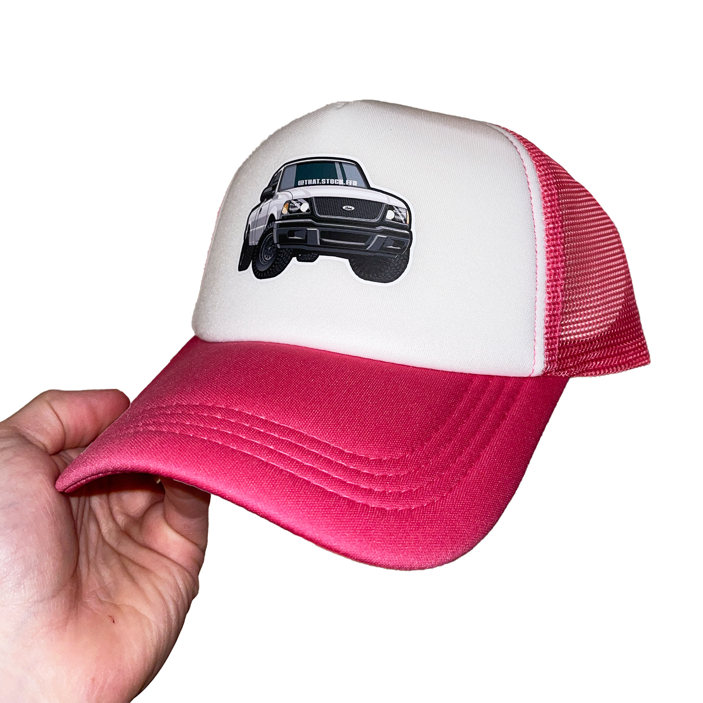 "That Stock FFR" Truck Foam Trucker Hat - Adjustable Mesh Back Hat - Ford Ranger Hat